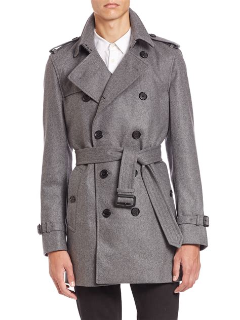 burberry cashmere trench coat men's|Burberry cashmere coat sale.